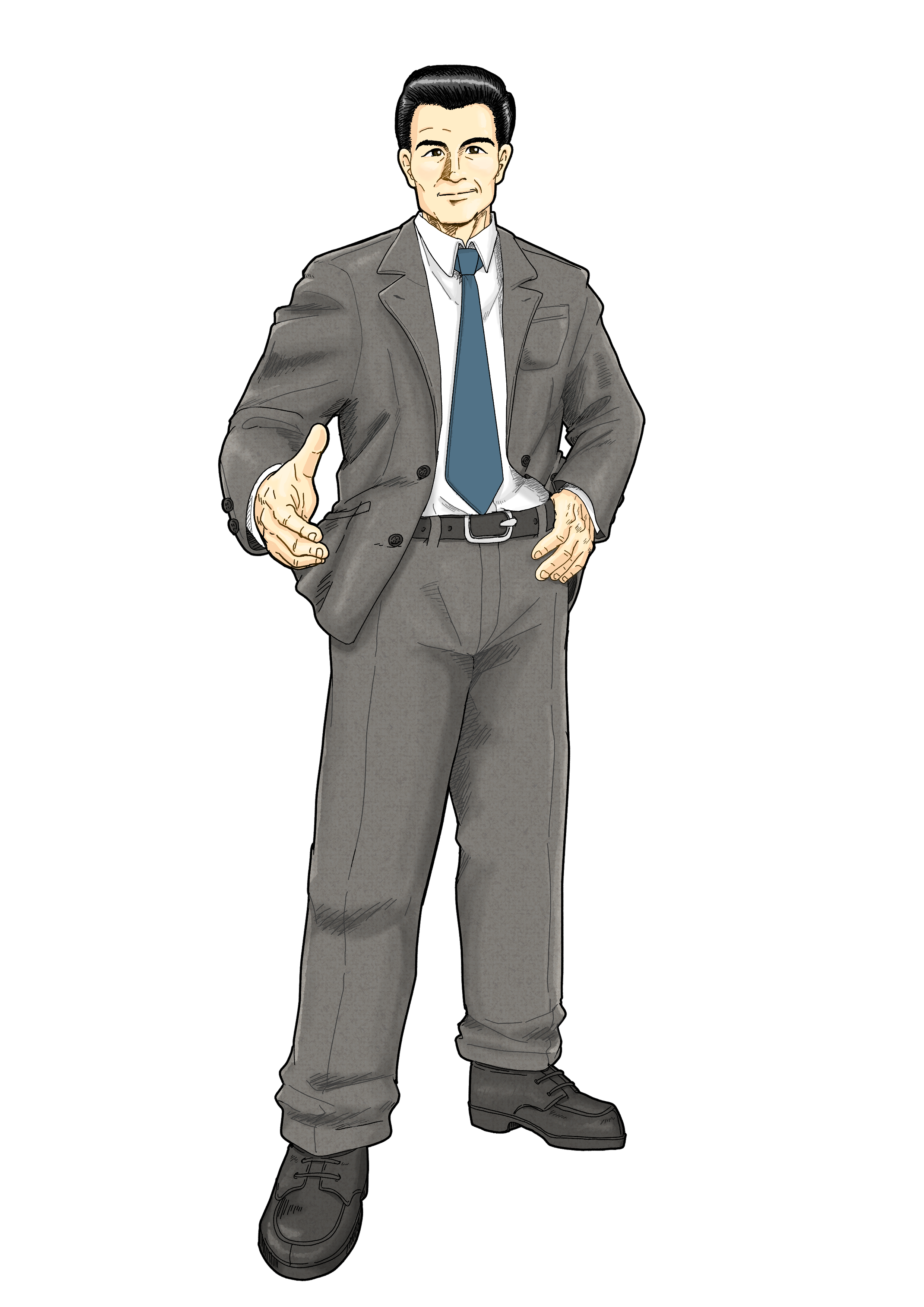 ノゾエタカフミ 森国久 イラスト