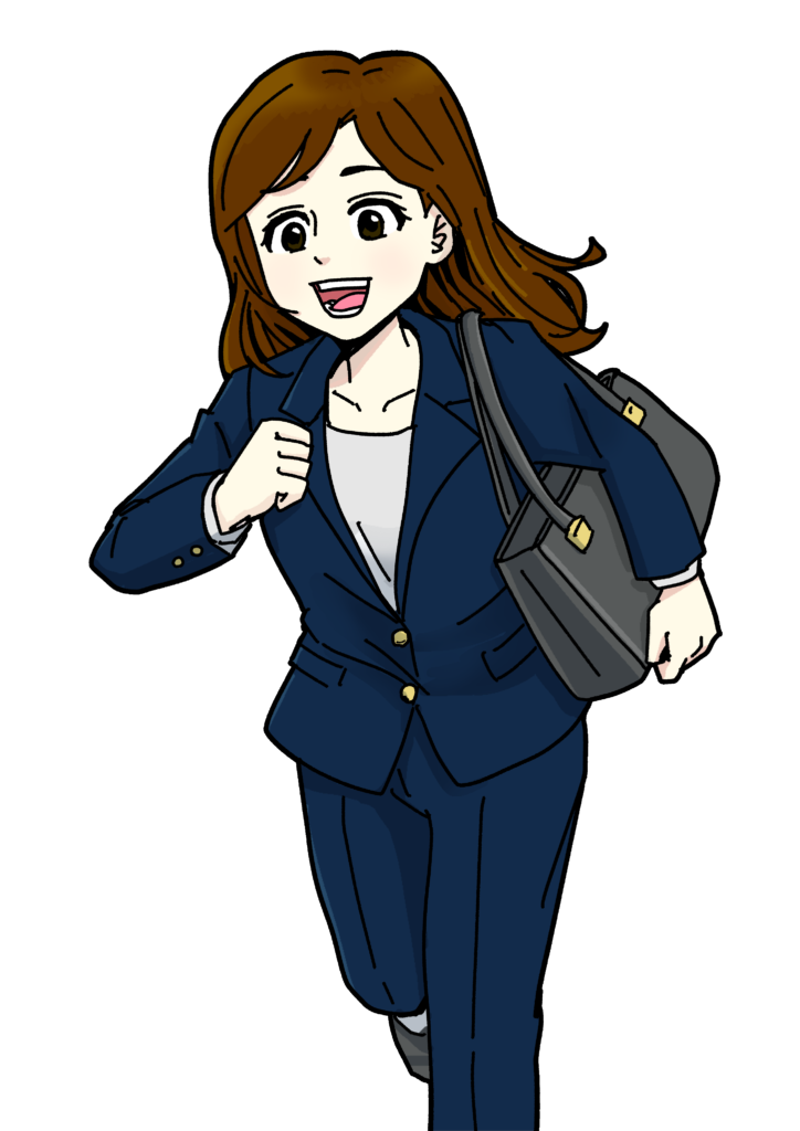 株式会社結不動産 営業マンガ 女性イラスト